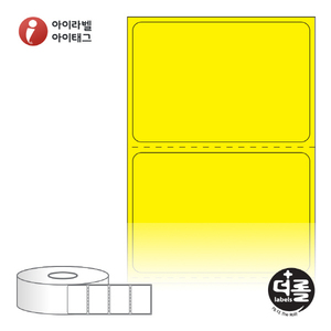 RS5035YDT (40지관), 노란색 감열지, 50 x 35 (mm) [1,500라벨/Roll]