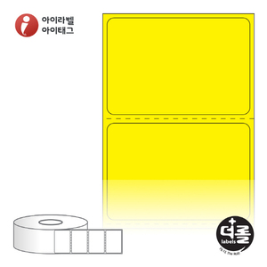 RS5035YDT (40지관), 노란색 감열지, 50 x 35 (mm) [750라벨/Roll]