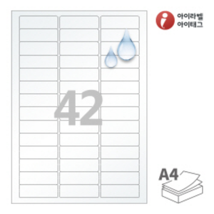 CL842TT, 투명(25μm) 방수 레이저, 60 x 19.95 (mm)