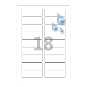 80 x 30 (mm) CJ829WU 흰색 PP 방수