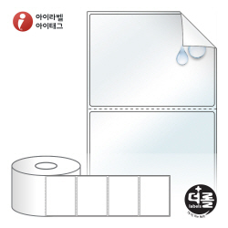 RS8060RVLT (40지관), 투명(방수) 시치미, 80 x 60 (mm) [1,000라벨_리본필요]