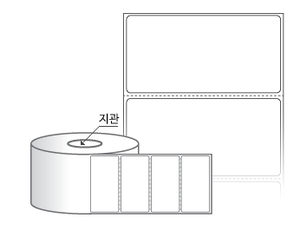 RL8040DT 라벨크기: 80 x 40 (mm) , 지관: 75mm [3,000라벨/Roll]