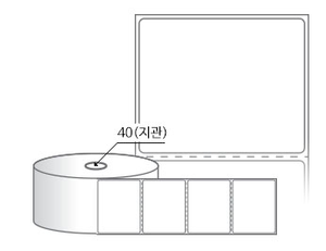 RS6552DT(감열지) 라벨크기: 65 x 52 (mm), 지관: 40mm [500라벨/Roll]