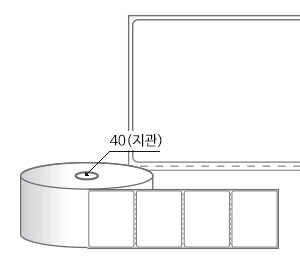 RS6552DT(감열지) 라벨크기: 65 x 52 (mm), 지관: 40mm [500라벨/Roll]