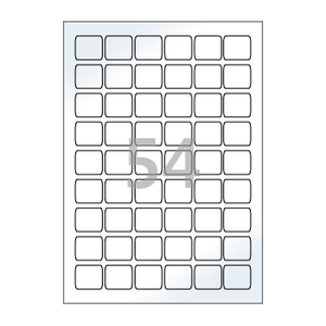 26 x 29.53 (mm) CL554LG 흰색 광택 아트지
