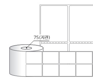 RL050067DT(감열지) 라벨크기: 50 x 67 (mm), 지관: 75mm [4,000라벨/Roll]