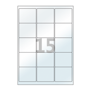 65 x 55 (mm) PL235 투명 라벨지키미