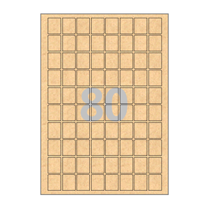 21 x 26 (mm) CL280KR 갈색 크라프트