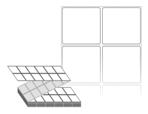 50 x 48 (mm) ZL050048DT 흰색 감열지 [6,000라벨/Box]
