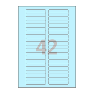 72 x 13 (mm) CL821B 하늘색 모조지