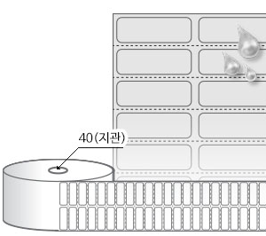 RS030010SP 은색(방수) PP, 30 x 10 (mm) , 지관: 40mm  [12,000라벨/Roll]