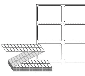30 x 20 (mm) ZL030020DT 흰색 감열지 [12,000라벨/Box]