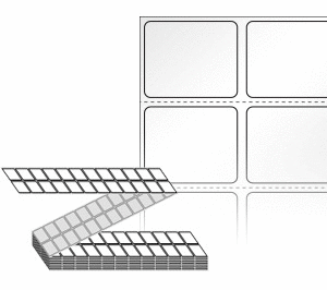 30 x 25 (mm) ZL030025LG 흰색 아트 광택지 [12,000라벨/Box]