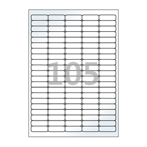 31 x 10 (mm) CL505LG 흰색 광택 아트지