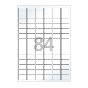 30 x 20 (mm) CL884LG 흰색 광택 아트지