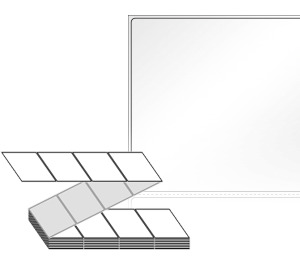 90 x 86 (mm) ZL9086LG 흰색 아트 광택지 [2,000라벨/Box]