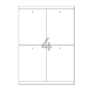 105x138mm TLH0041WP(흰색방수레이저)