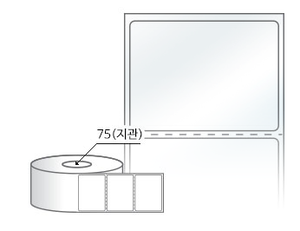 60 x 44 (mm) RL6044LT 투명(방수) PET [3,000라벨/Roll]