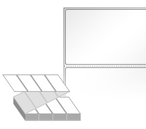 85 x 54 (mm) ZL8554LG 흰색 아트 광택지 [2,000라벨/Box]