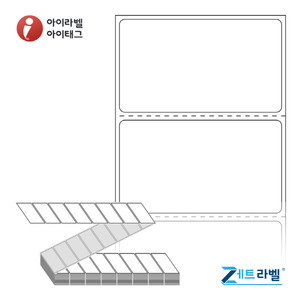 60 x 35 (mm) ZJ6035 흰색 모조(잉크젯 전용) [3,200라벨/Box]