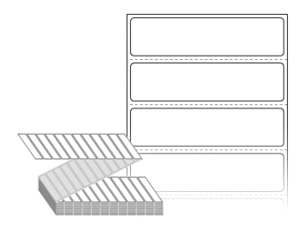 65 x 16 (mm) ZL6516DT 흰색 감열지 [6,000라벨/Box]