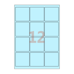 65 x 65 (mm) CL834B 하늘색 모조지