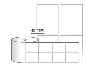 RS050067DT(감열지) 라벨크기: 50 x 67 (mm), 지관: 40mm [1,000라벨/Roll]