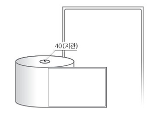 RS100149DT 라벨크기: 100 x 149 (mm) , 지관: 40mm [250라벨/Roll]