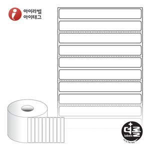 RS10012PP, 흰색(방수) PP, 100 x 12 (mm), 지관 : 40mm - 리본 필요  [5,000라벨/Roll]