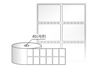 RS040031LG(아트지) 라벨크기: 40 x 31 (mm), 지관: 40mm [4,000라벨/Roll]