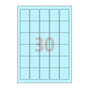 35 x 45 (mm) CL456B 하늘색 모조지