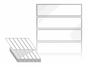 120 x 30 (mm) ZL12030LG 흰색 아트 광택지 [3,000라벨/Box]