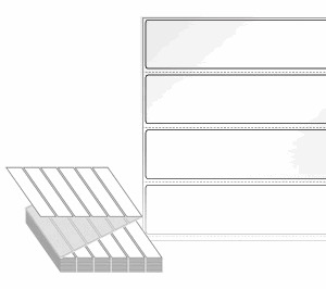 120 x 30 (mm) ZL12030LG 흰색 아트 광택지 [3,000라벨/Box]