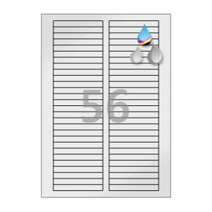 80 x 10 (mm) CJ656SU 은색 광택 방수 잉크젯