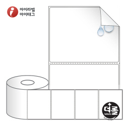RS10080RVPP (40지관), 흰색(방수) PP 시치미, 100 x 79.55 (mm) [500라벨/Box]