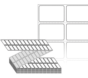 35 x 22 (mm) ZL035022DT 흰색 감열지 [12,000라벨/Box]
