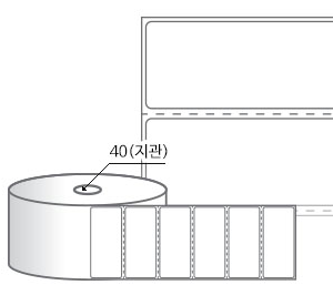 RS7031DT(감열지) 라벨크기: 70 x 31 (mm), 지관: 40mm [750라벨/Roll]