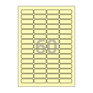 49 x 15 (mm) CL560Y 연노란색 모조지