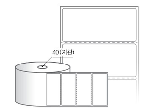 RS9040DT 라벨크기: 90 x 40 (mm) , 지관: 40mm [750라벨/Roll]