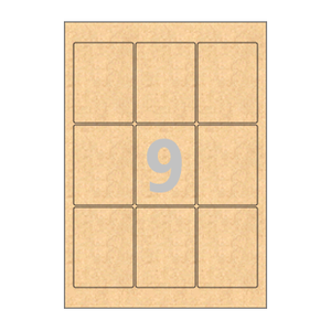 62 x 83 (mm) CL833KR 갈색 크라프트