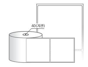 RS10098DT (감열지) 라벨크기: 100 x 98 (mm), 지관: 40mm [250라벨/Roll]