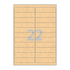 100 x 24.5 (mm) CL522KR 갈색 크라프트