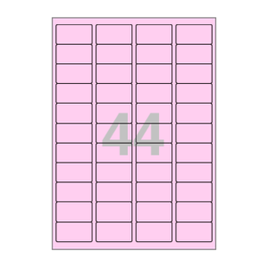 45.9 x 25.44 (mm) CL544P 분홍색 모조지