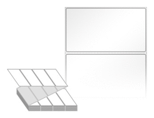110 x 60 (mm) ZL11060LG 흰색 아트광택지 [2,000라벨/Box]