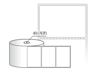 RS9061DT 라벨크기: 90 x 61 (mm) , 지관: 40mm [500라벨/Roll]