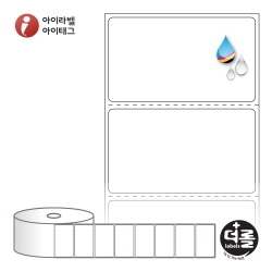 RJ6035WU (40지관), 흰색 무광 방수 잉크젯, 60 x 35 (mm) [425라벨/Roll]