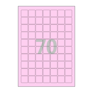 25 x 25 (mm) CL270P 분홍색 모조지