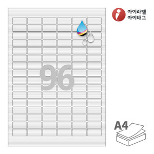 FR566WJ, 흰색 패브릭 방수 잉크젯, 30 x 14 (mm)