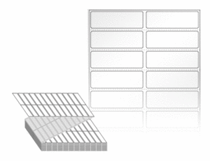 50 x 16 (mm) ZL050016LG 흰색 아트 광택지 [12,000라벨/Box]
