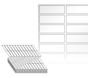50 x 16 (mm) ZL050016LG 흰색 아트 광택지 [12,000라벨/Box]